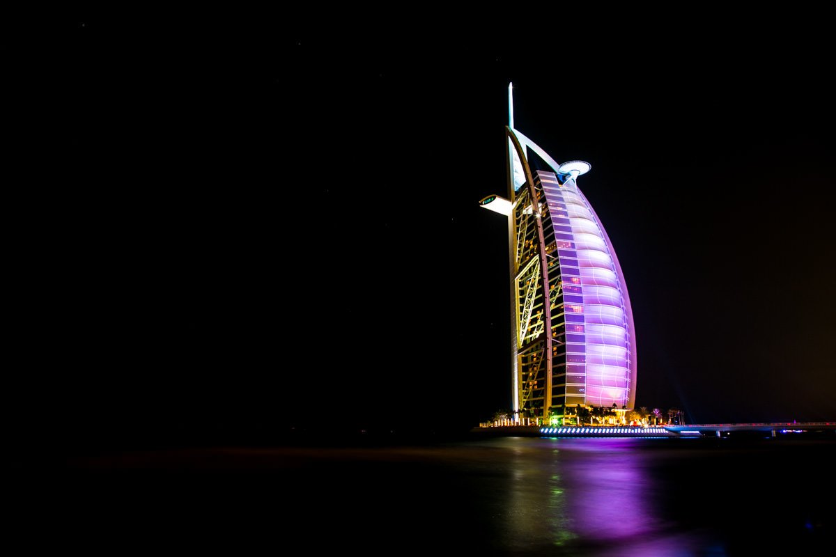 Purple Burj Al Arab