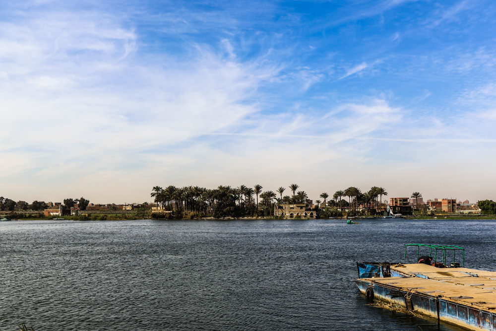 The dock on the Nile
