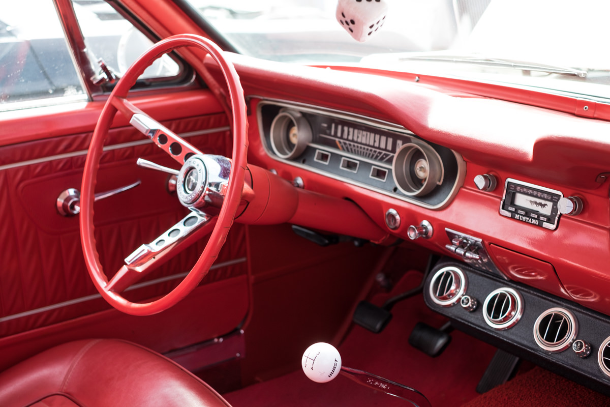 Classic Ford Mustang interior