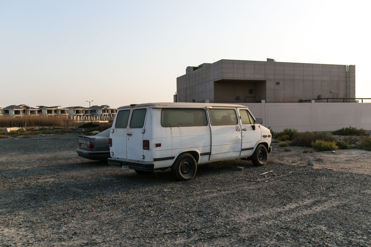 Abandoned van