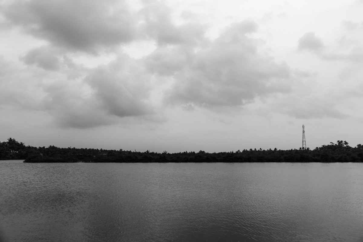 Clouds over the coast