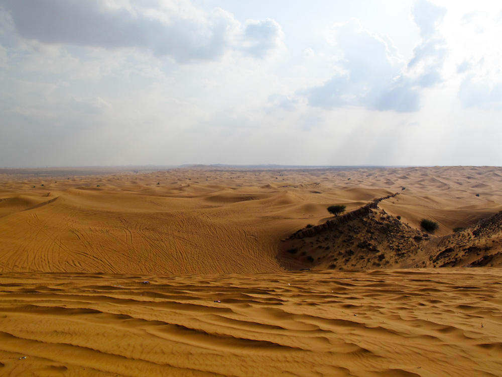 Desert driving in Dubai