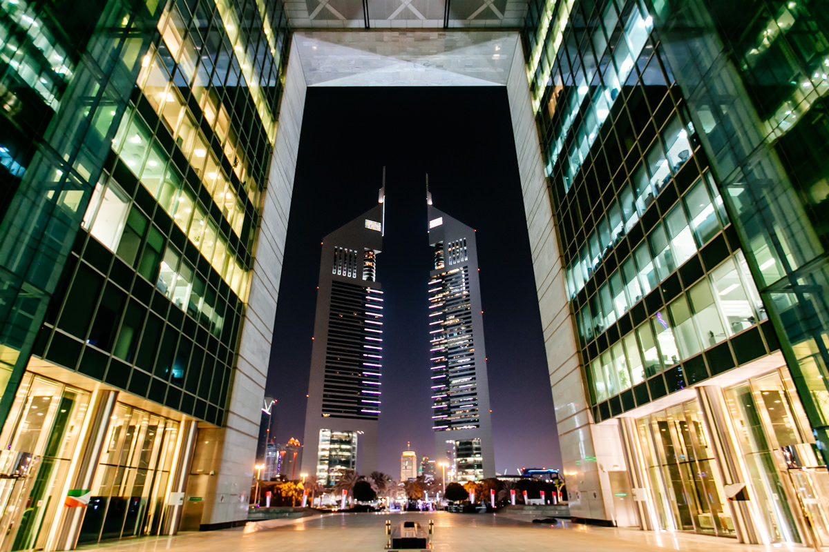 Emirates Towers from DIFC