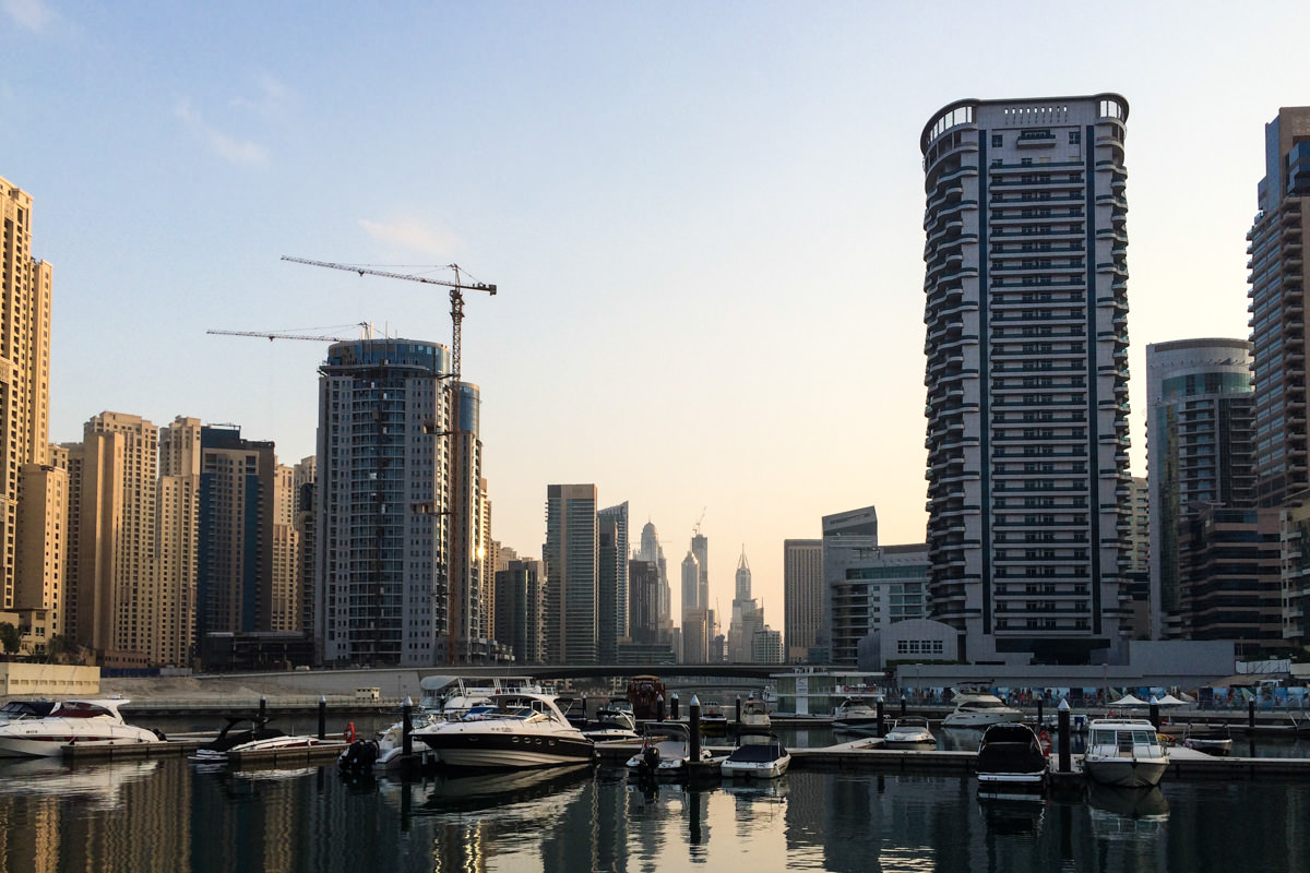 Sunrise on the marina