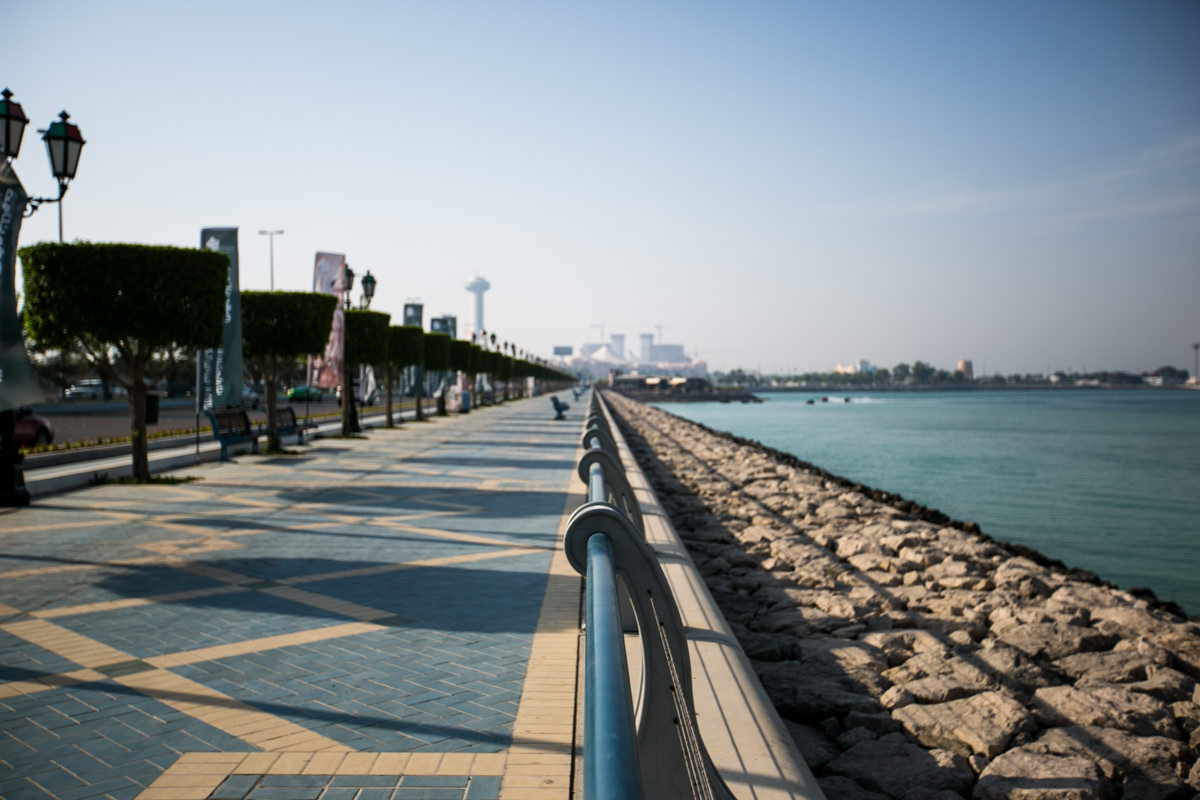 The Corniche in Abu Dhabi