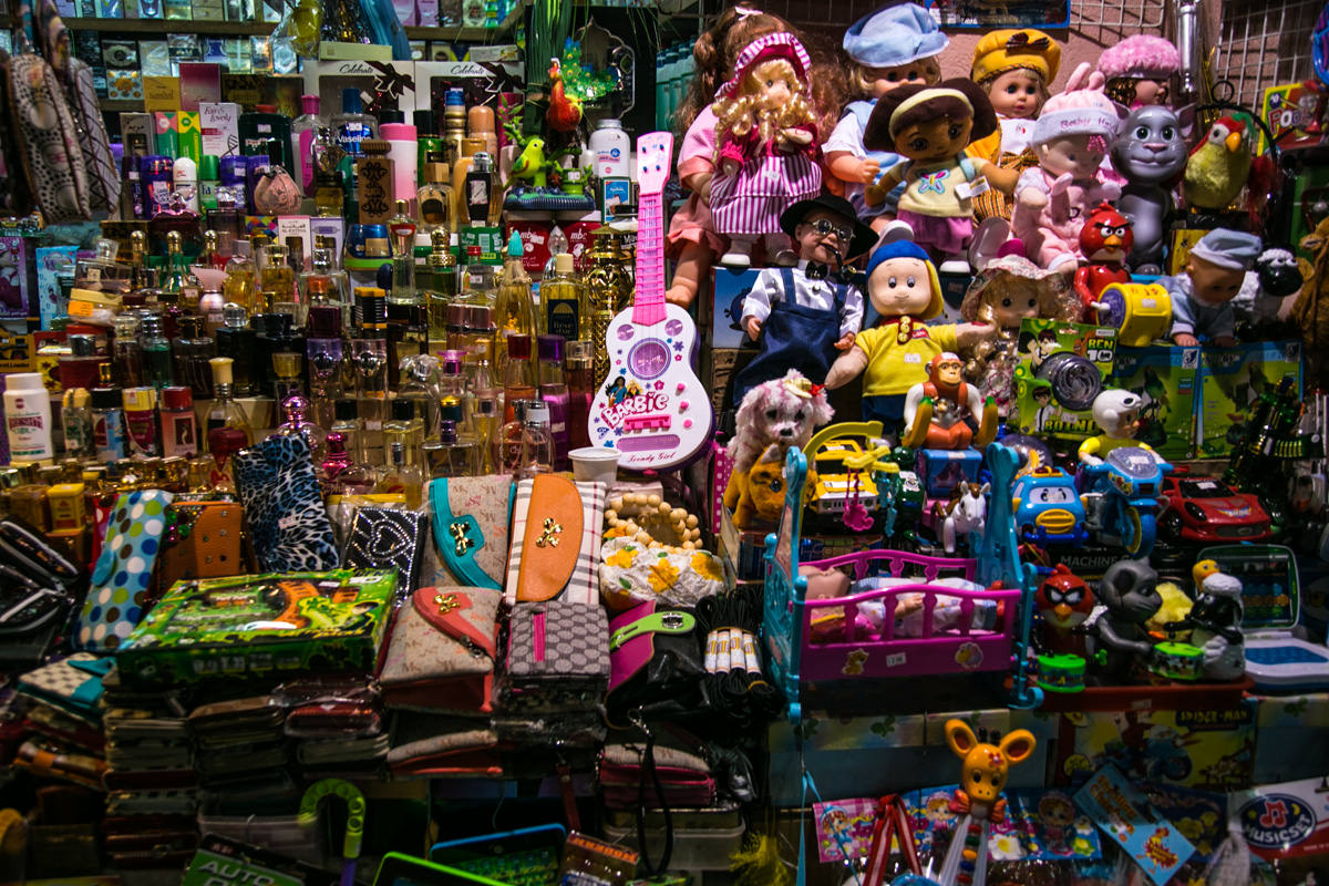 Toys in a souk